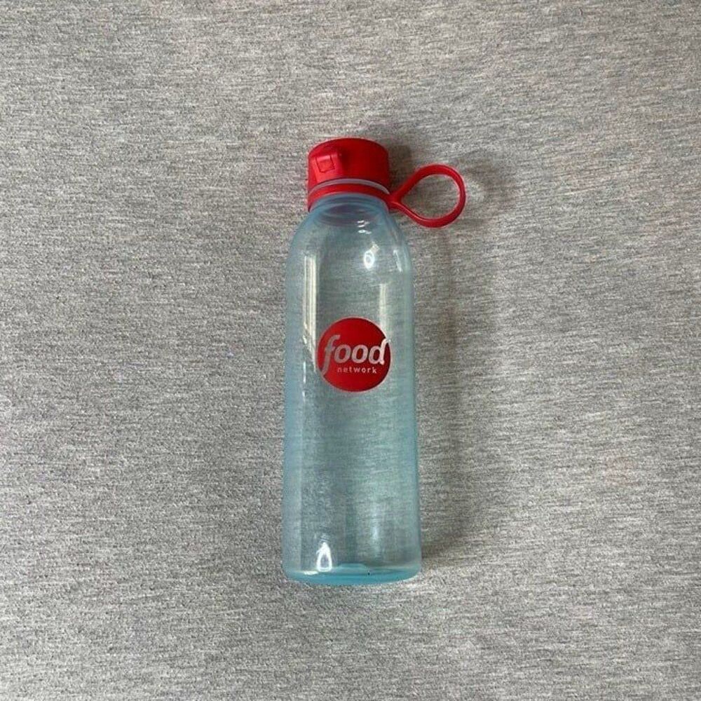 The Food Network Logo Clear 24 Oz Water Bottle
